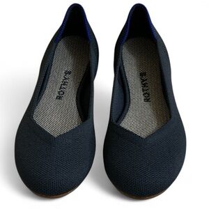 Rothy’s Round Toe Ballet Flats Navy Blue Women’s Size 6